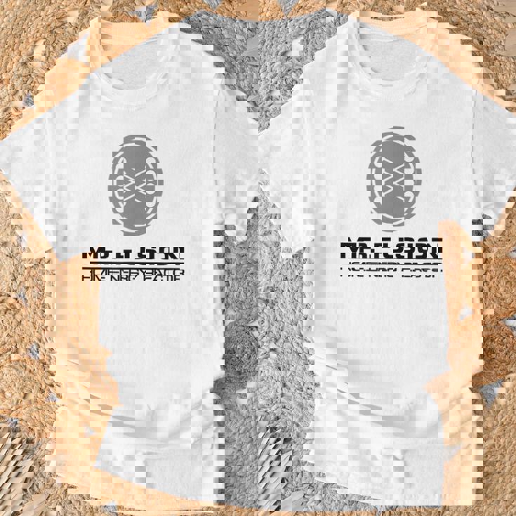 Mr Fusion 家庭用エネルギーリアクター Tシャツ 高齢者への贈り物