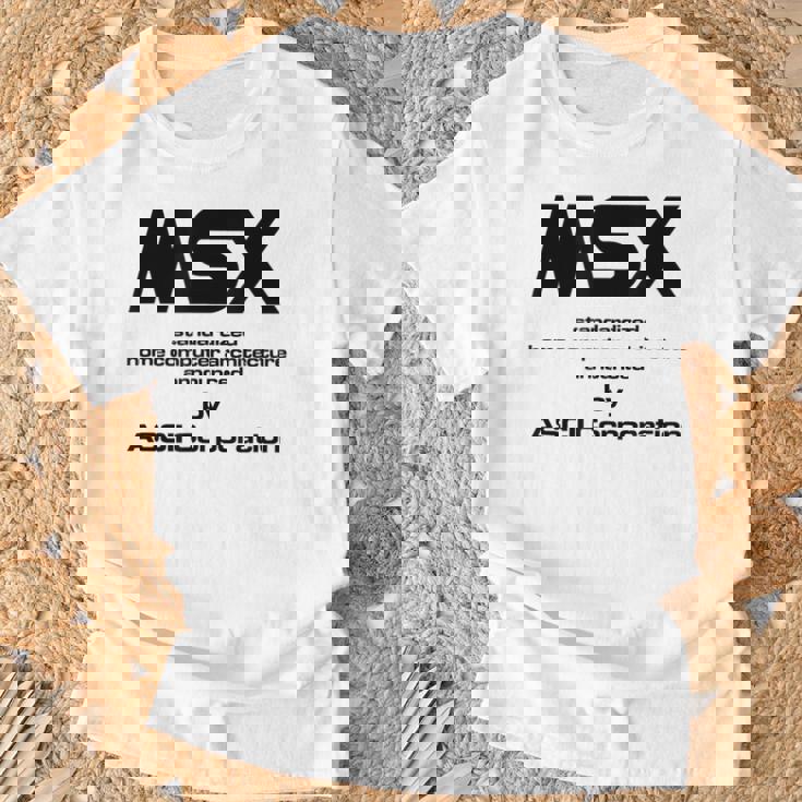 Msx コンピューター Tシャツ 高齢者への贈り物