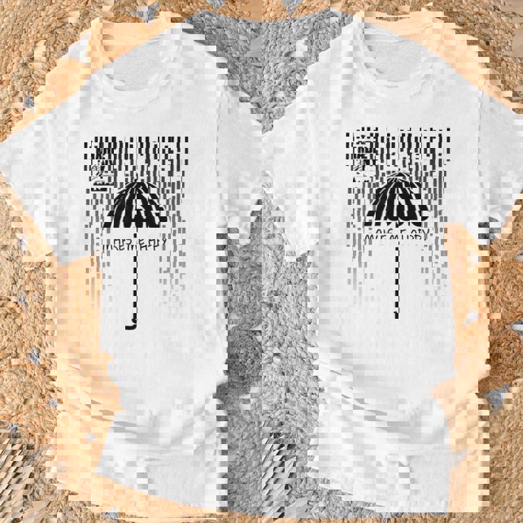 Music Makes Me Happy、音楽にインスパイアされたアパレル、ニューヨーク、ジャズ Tシャツ 高齢者への贈り物