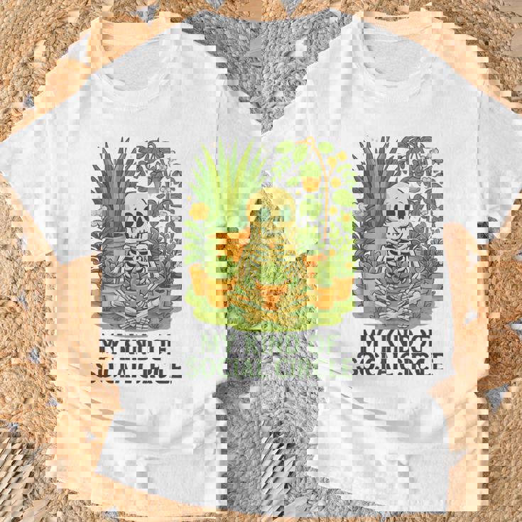 My Kind Ofocial Circle Plantkeleton ユーモア Tシャツ 高齢者への贈り物