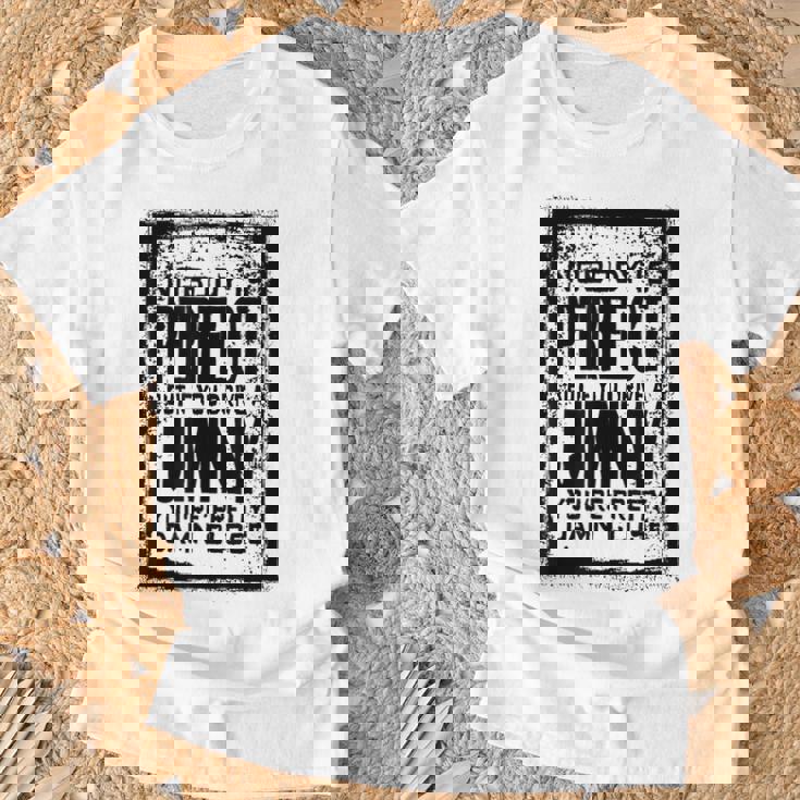 Niemand Is Perfect Jimny オフロード 4X4 アドベンチャー 4Wd Gj Hj Fj Tシャツ 高齢者への贈り物