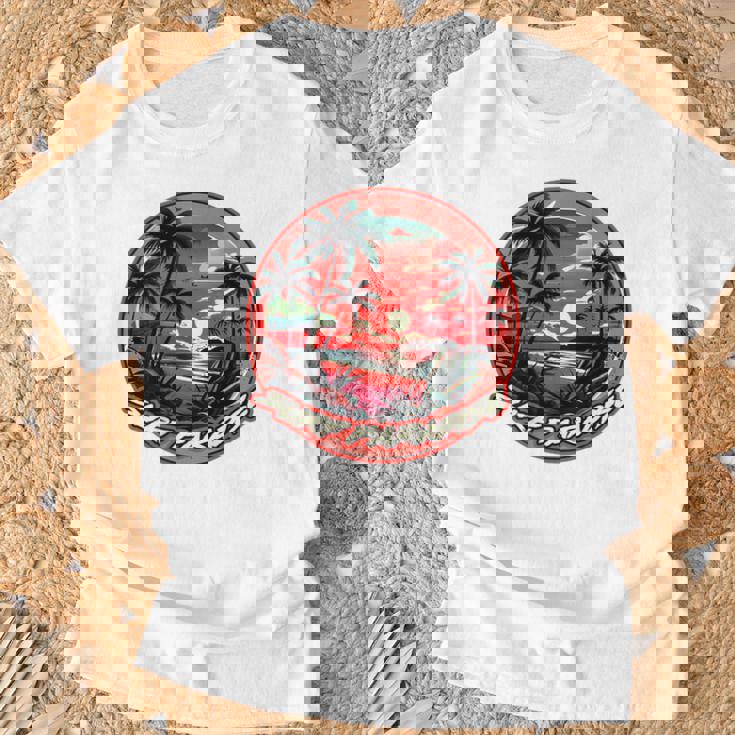 バックプリント Onlyurf Paradise クール サーファー ビーチ オーシャン Tシャツ 高齢者への贈り物