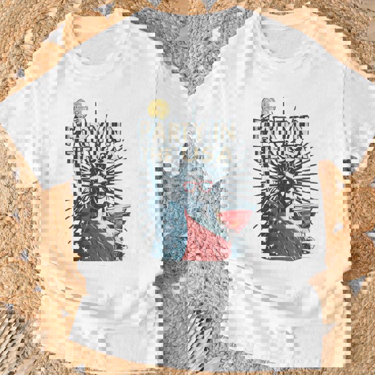 Party In The Usa 自由の女神シャツ 面白い 7月4日 Tシャツ 高齢者への贈り物