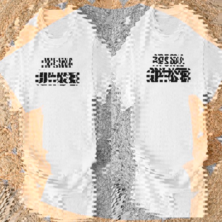 Professional Copy Paster Quote Developer Programmer Tシャツ 高齢者への贈り物