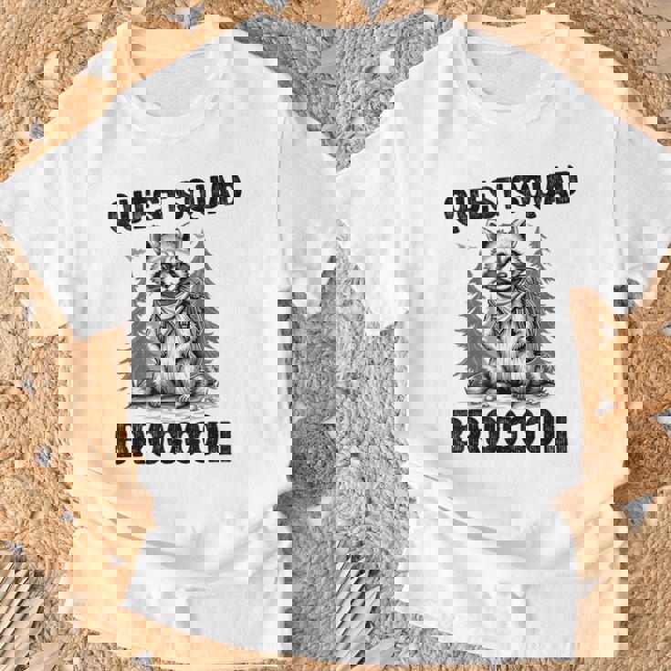 Questquad ブロッコリー 面白い 猫好き Tシャツ 高齢者への贈り物