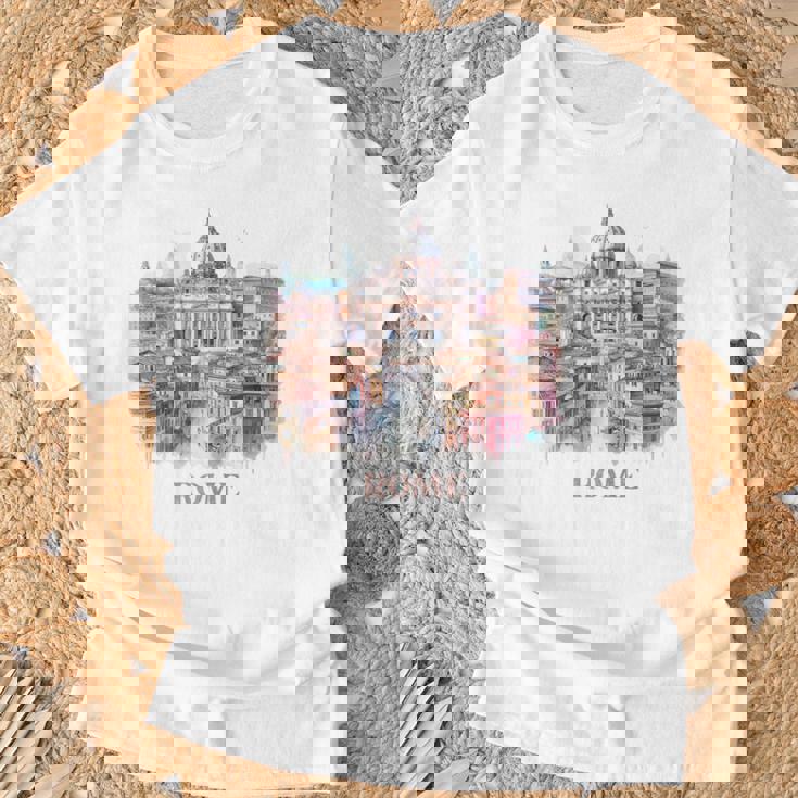 Retrointage Roma Italia Roma Italia Roma Italia Regalo Camiseta unisex Regalos para ancianos
