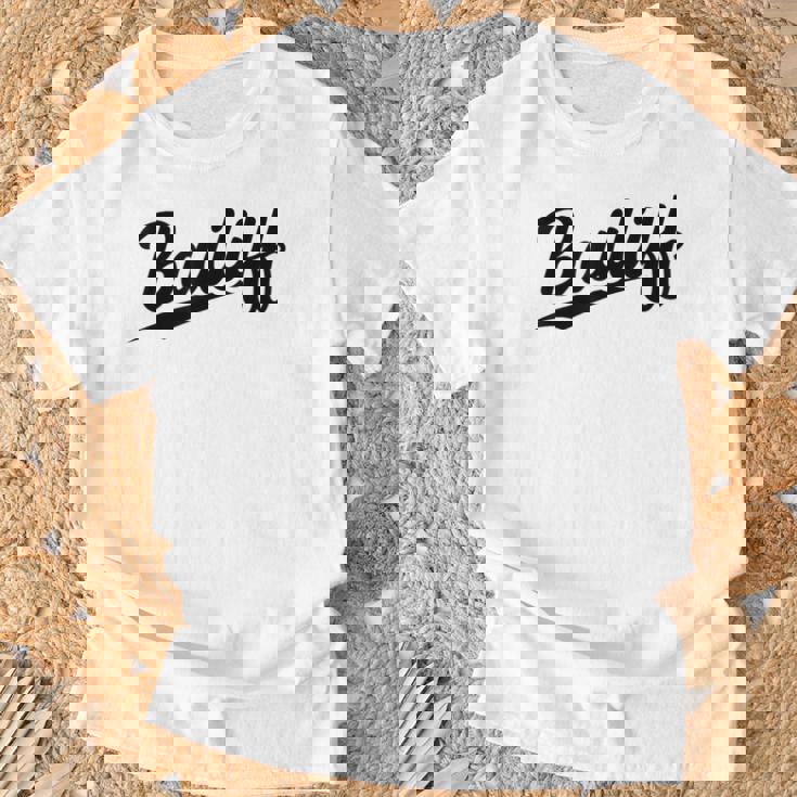 Retrowoosh Job Title Bailiff Tシャツ 高齢者への贈り物