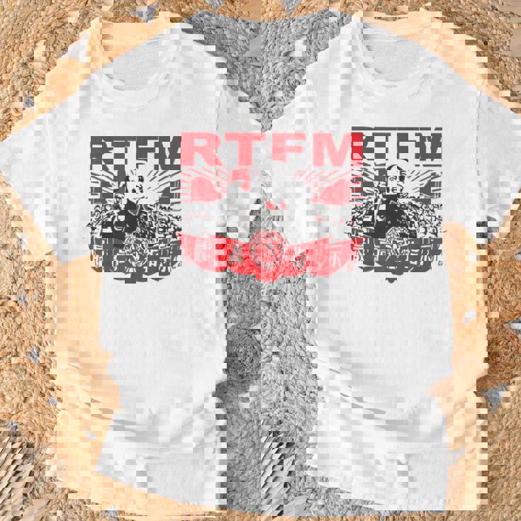 Rtfm ミームをマップ Tシャツ 高齢者への贈り物