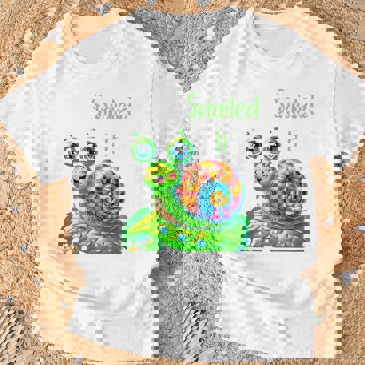 Snailed Itかわいいカタツムリ 長袖tシャツ Tシャツ 高齢者への贈り物