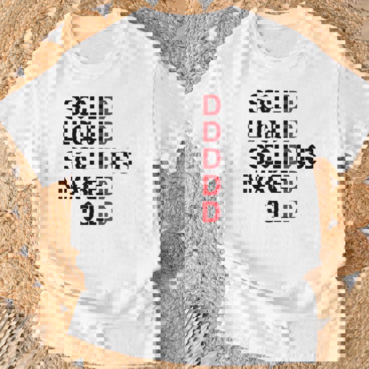 Solid Liquidolidus Naked Old Tシャツ 高齢者への贈り物