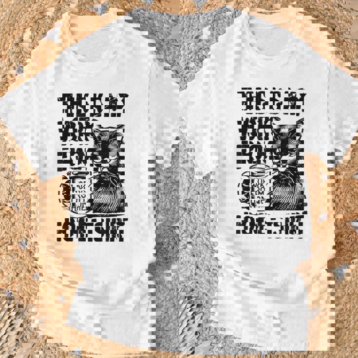 This Is My Work From Homearcastic Cat Remote Worker Tシャツ 高齢者への贈り物