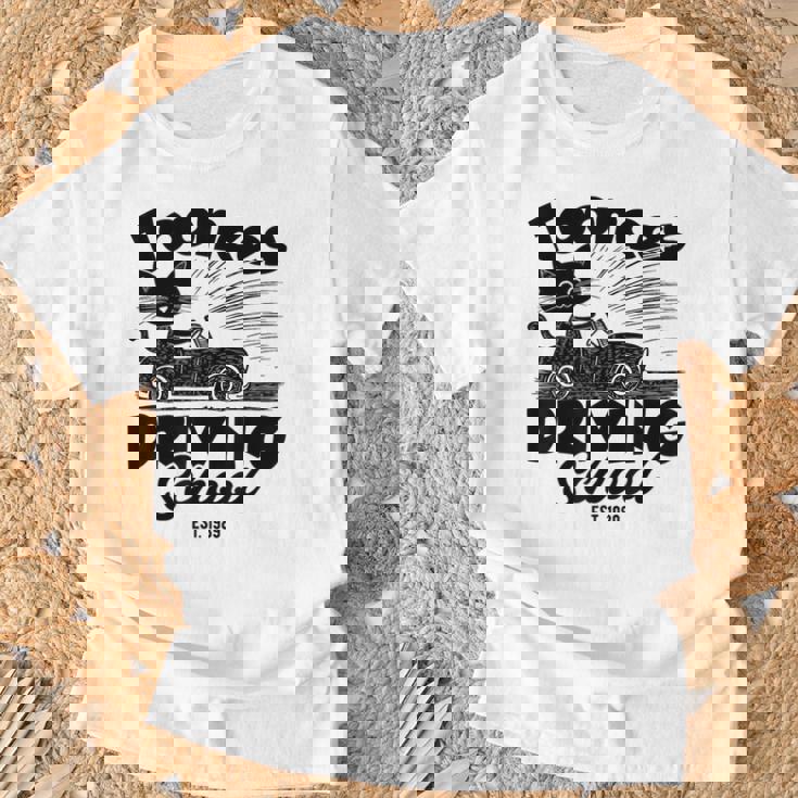 Toonces 自動車教習所 エスト 伝説の運転 猫 面白い Tシャツ 高齢者への贈り物