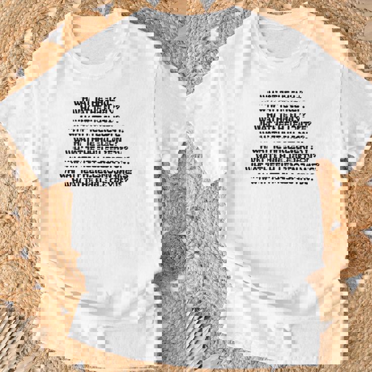 What The Hell What The Helly What The Helly 裏面 Tシャツ 高齢者への贈り物