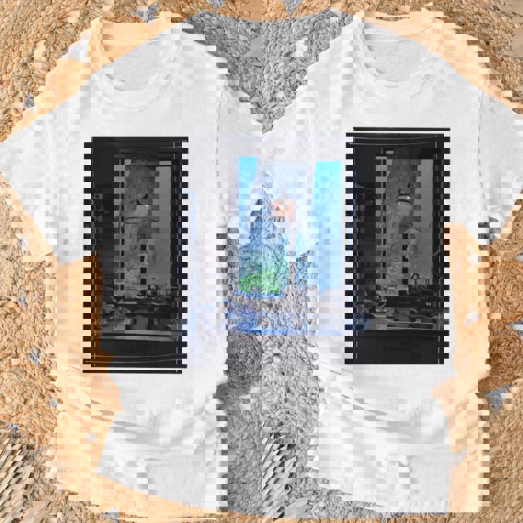 Window Light & Forestiew長袖フォトtシャツ 癒し・インテリア系アート-ユニセックスデザイン 長袖tシャツ Tシャツ 高齢者への贈り物