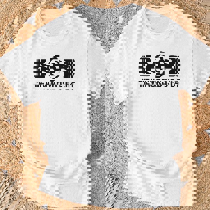 The World Is Flat、Auto Racing Motorsports Tシャツ 高齢者への贈り物