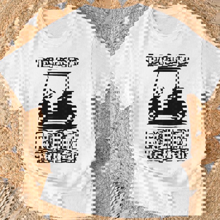 Theyee Me Rollin' They Hatin' & Golf Cart Tシャツ 高齢者への贈り物