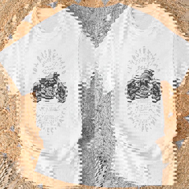 「1964 認定バイカー」伝説のバイク誕生日 長袖tシャツ Tシャツ 高齢者への贈り物