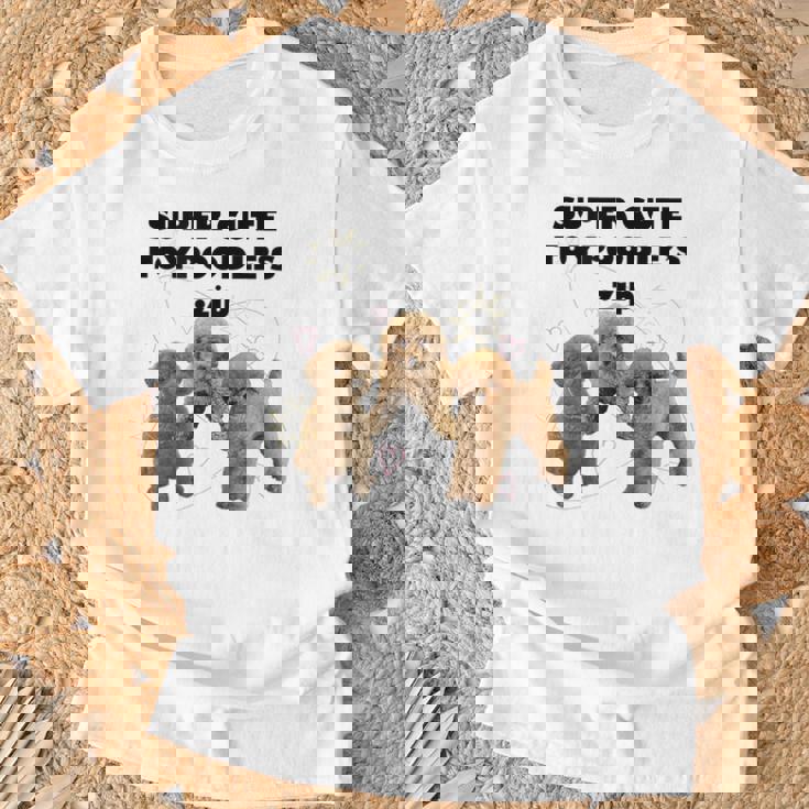 【Super Cute Toypoodles】トイプードル 実写 Tシャツ 高齢者への贈り物