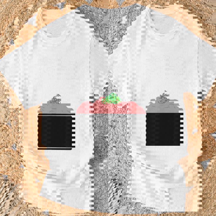 【ネギトロ】マグロ トロ ねぎ 寿司 おすし 軍艦巻き 可愛い おもしろ 面白い 食べ物 鮨 ネタ ウケ狙い 文字入り Tシャツ 高齢者への贈り物