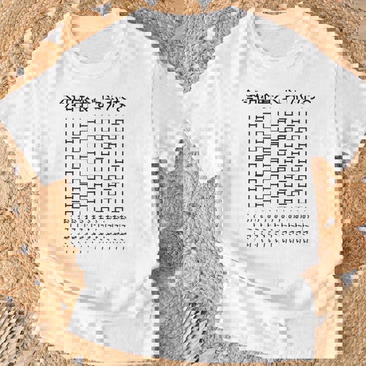 【今日何食べようかな おにぎり】あみだくじ 遊び心 おもしろ 面白い ユーモア ギャグ ネタ ウケ狙い 笑える 変な Tシャツ 高齢者への贈り物