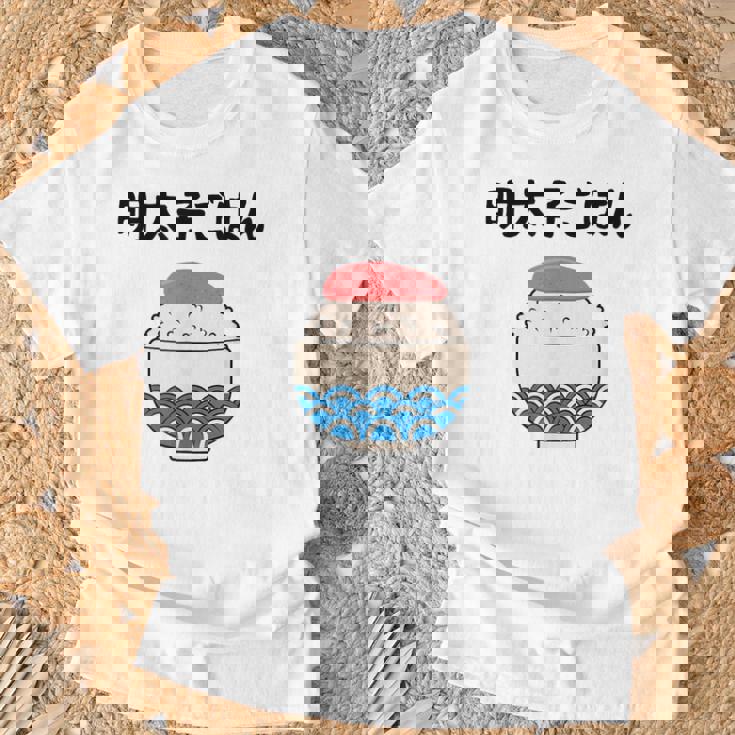 【明太子ごはん】福岡 博多 日本 お土産 面白い おもしろ 文字入り ネタ ウケ狙い ご飯 可愛い 辛子明太子 笑える Tシャツ 高齢者への贈り物