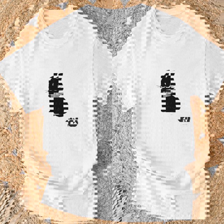 あなたを見ている 長袖tシャツ Tシャツ 高齢者への贈り物