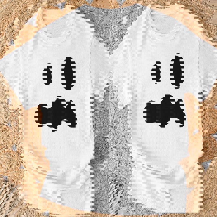 お化けの顔 ハロウィーン 幽霊 おばけ ゆうれい Tシャツ 高齢者への贈り物