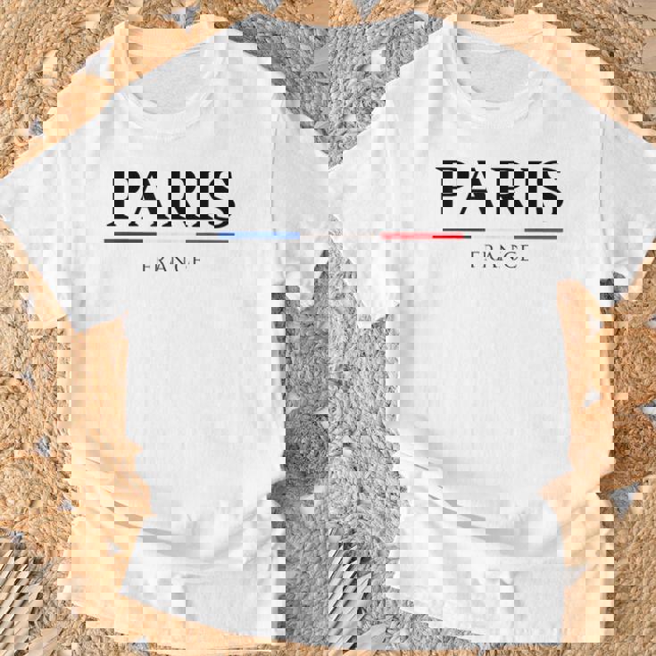 お土産 De Paris フランス国旗 愛の首都 ギフト Tシャツ 高齢者への贈り物