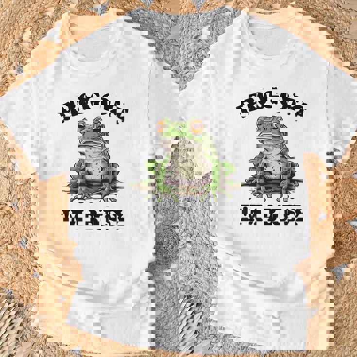 かわいいカエルデザイン Tシャツ 高齢者への贈り物