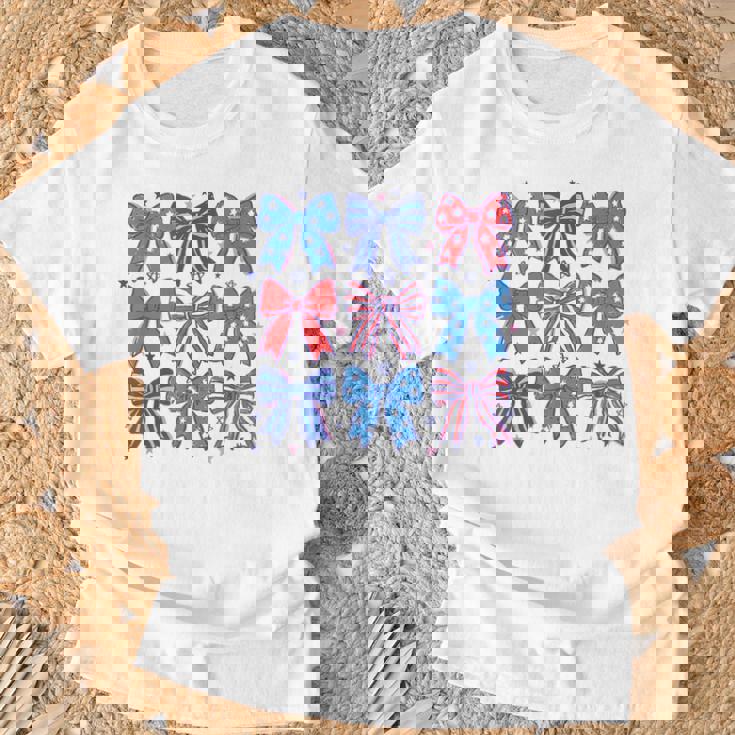 かわいい愛国的なボウスターデザイン7月4日シャツusaプライド Tシャツ 高齢者への贈り物