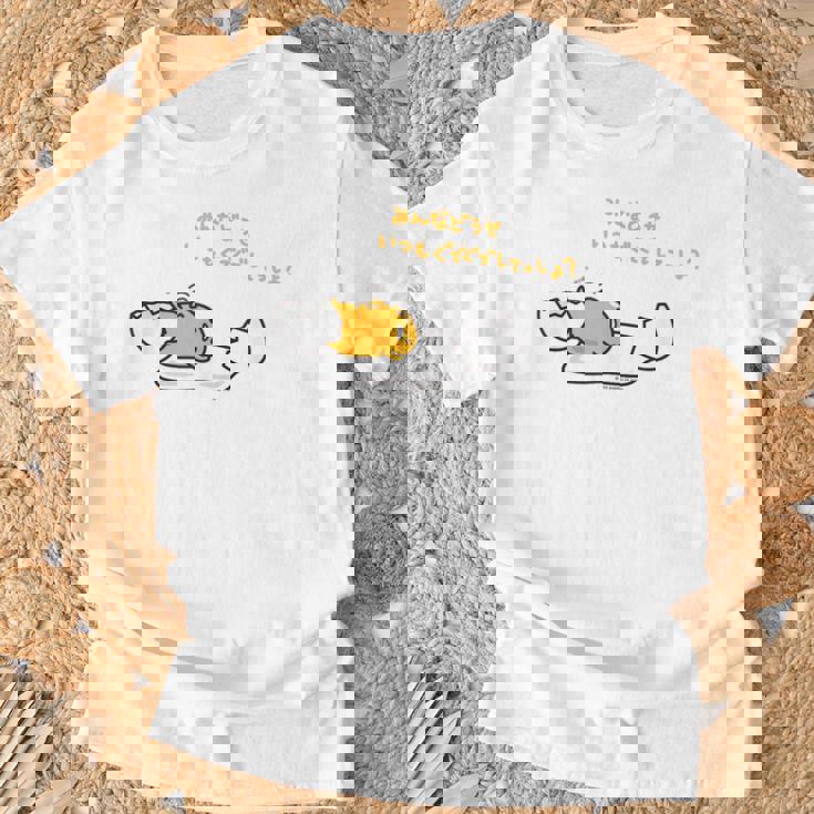 ぐでたま みんなどうせいつもぐでぐでしてっしょ？ ライトカラー Tシャツ 高齢者への贈り物