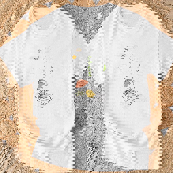 ぐでたま 鶏卵戯画 Tシャツ 高齢者への贈り物