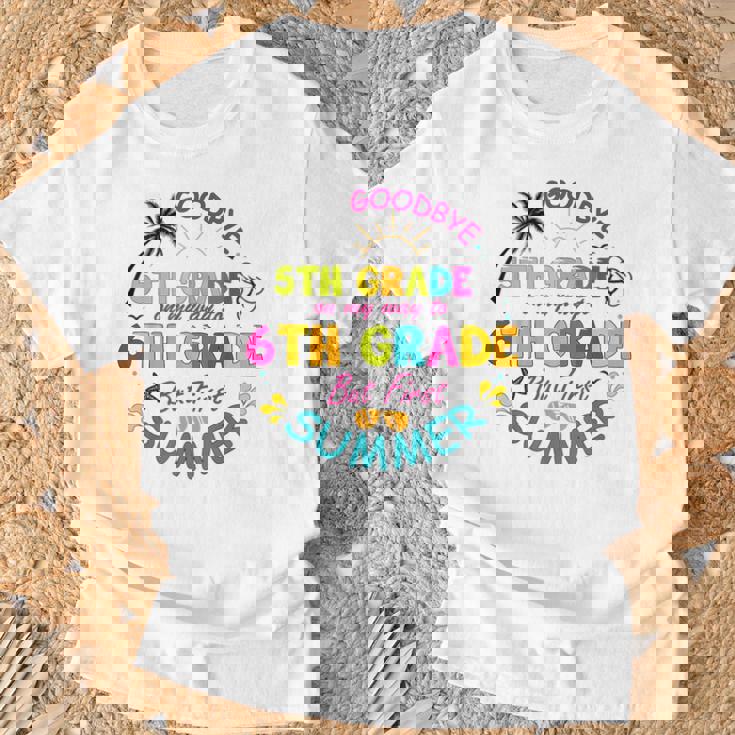 さよなら 5年生 卒業 中学へ ハローサマー Tシャツ 高齢者への贈り物