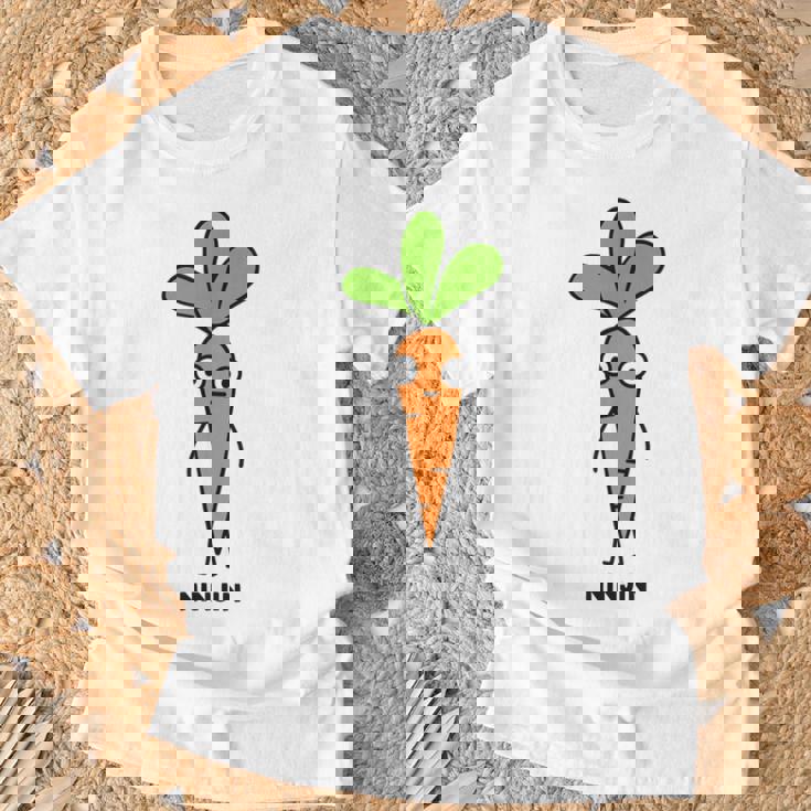 にんじん 人参 顔 イラスト かわいい おもしろ 簡単 シンプル ゆるい 野菜 Tシャツ 高齢者への贈り物