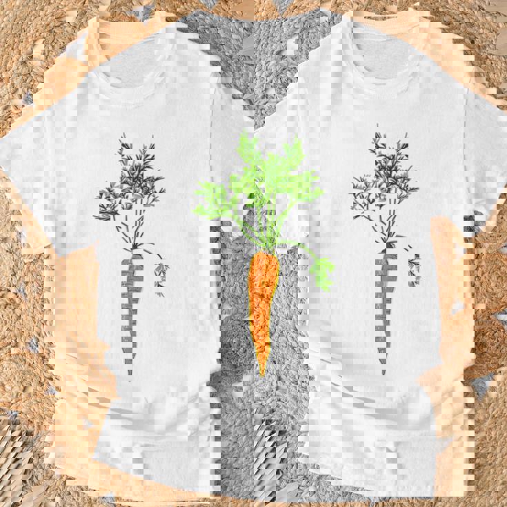 にんじん 園芸 野菜 Tシャツ 高齢者への贈り物
