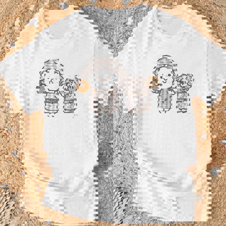 ねこぺん日和 いかがですか Tシャツ 高齢者への贈り物