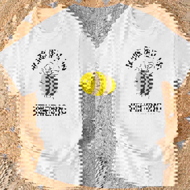 はちみつ養蜂 アイロニックビーキーパーハニー Tシャツ 高齢者への贈り物