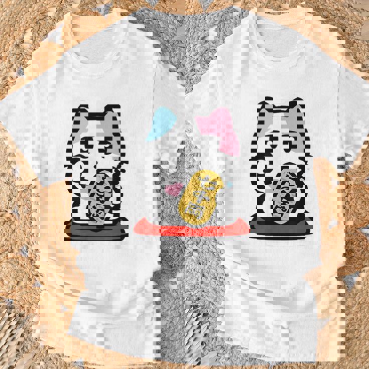 びーえするるる【Bsテレ東公式】まねきねこイラストtシャツ（10色） Tシャツ 高齢者への贈り物