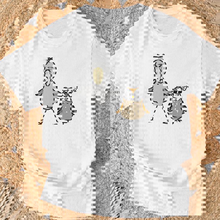 みんな大好きハシビロコウ 動かない鳥 はしび郎クラブtシャツ ハシビ郎とフクロウ Zoo ハシビロコウ フクロウ 鳥 Tシャツ 高齢者への贈り物