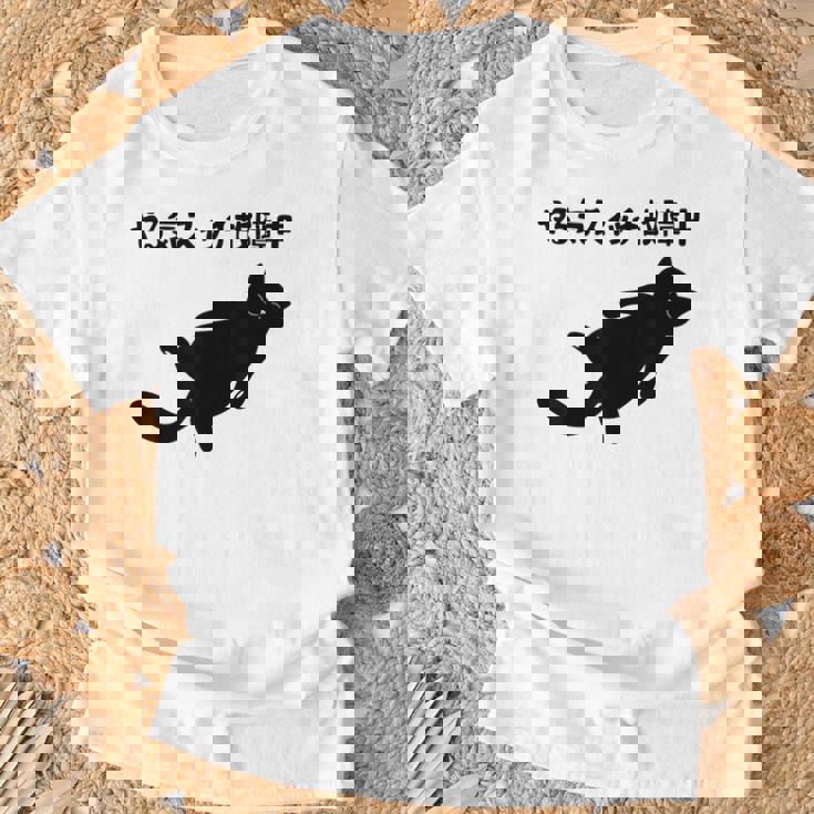 やる気スイッチ故障中 猫 ジョーク かわいい 動物好き ギャグ好き ジョーク好き ギャグ おもしろ ネタ Tシャツ 高齢者への贈り物