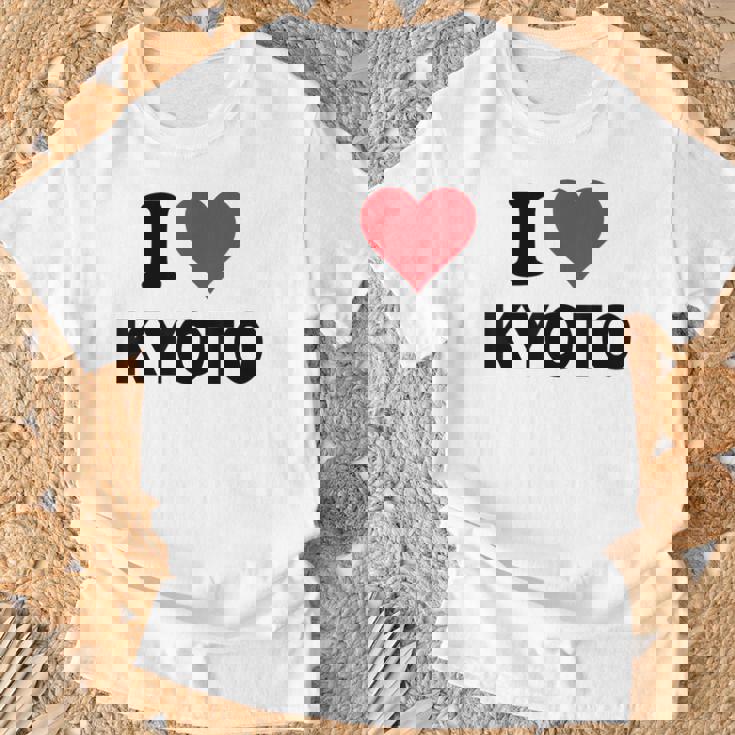 アイハート 京都 日本ラブ 日本土産 Tシャツ 高齢者への贈り物