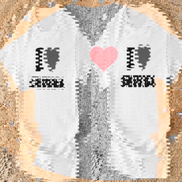 アイハート 島田 Japan Love 日本土産 Tシャツ 高齢者への贈り物