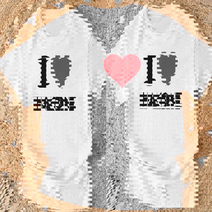 アイハート 箱根 日本 愛 日本土産 Tシャツ 高齢者への贈り物