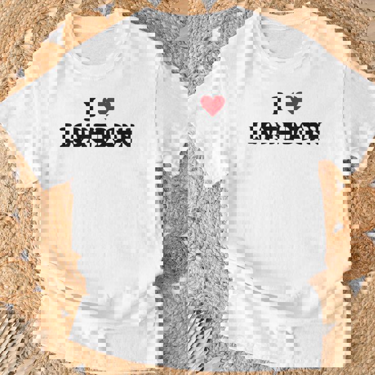 アイハートイギリスシティ-アイラブロンドン Tシャツ 高齢者への贈り物