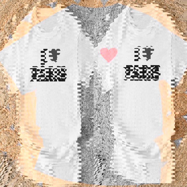 アイハートフランスシティ-アイラブパリ Tシャツ 高齢者への贈り物