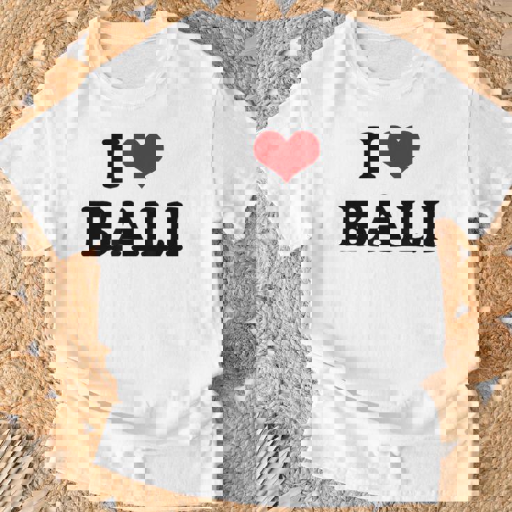 アイラブバリハートバリバケーション Tシャツ 高齢者への贈り物