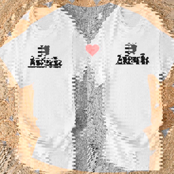 アイ・ラブ・ハート・オーストラリア Tシャツ 高齢者への贈り物