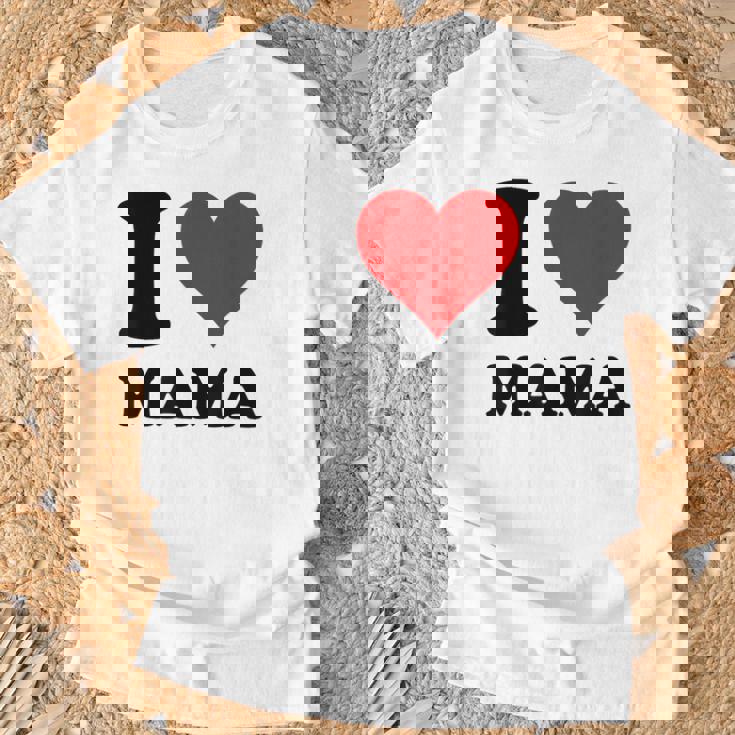 アイ・ラヴ・ママ Tシャツ 高齢者への贈り物