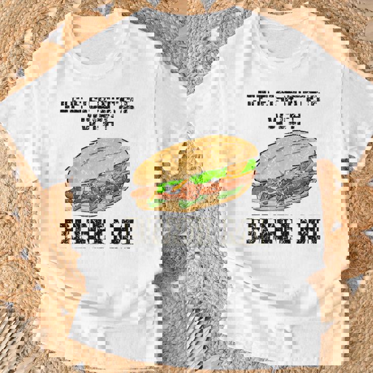 アジアンフード キッチン パン バゲット バインミー ベトナム ベトナム Tシャツ 高齢者への贈り物