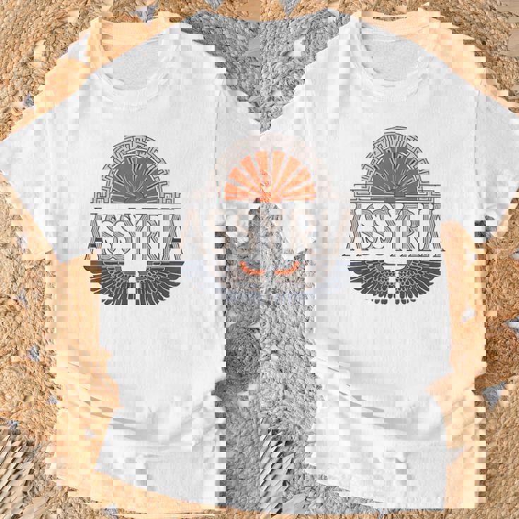 アッシリア メソポタミアの歴史 アッシリア人 Tシャツ 高齢者への贈り物